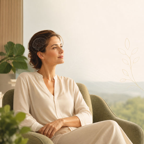 Woman enjoying MangoLife wellness benefits